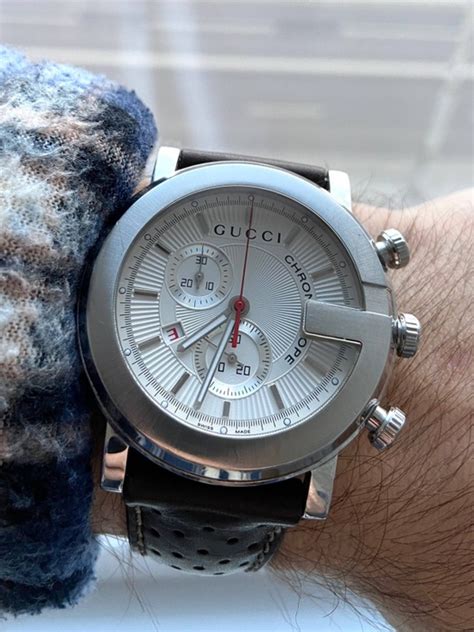 gucci chronoscope watch|gucci 126.2 chronograph.